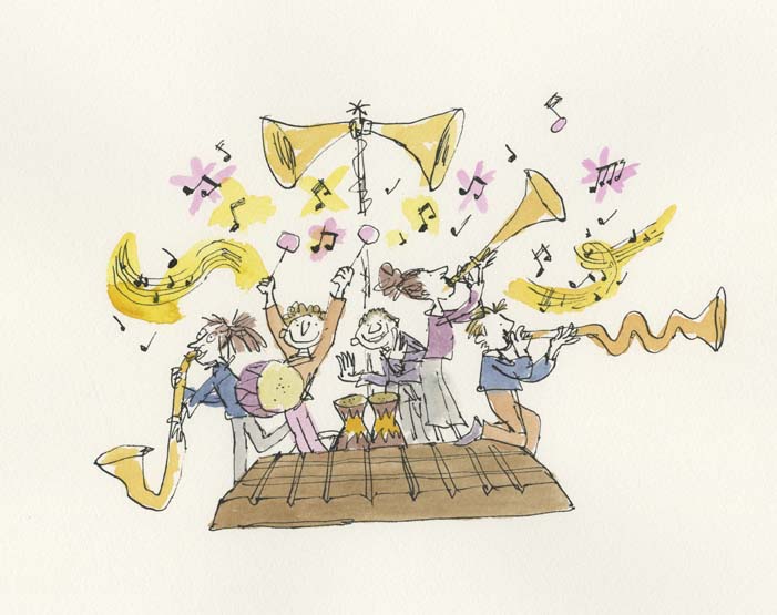 Quentin Blake WDM4051 Retirement Card Made For Each Other